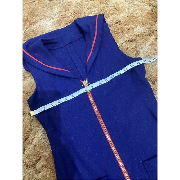 Vintage Handmade Sailor Style Maxi Dress S - Picture 3 of 10